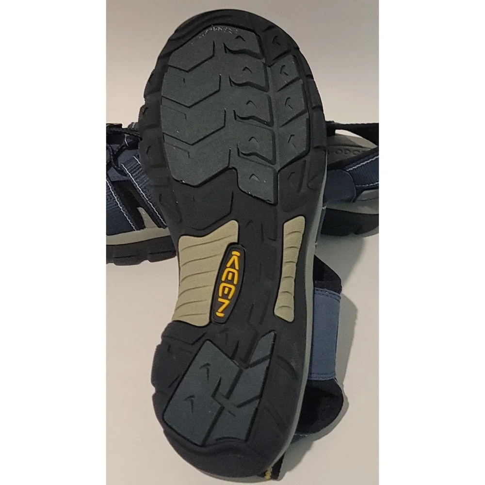 KEEN Newport H2 Closed Toe Water Hiking Sandals, Navy/Medium Grey Men's  13 Wide